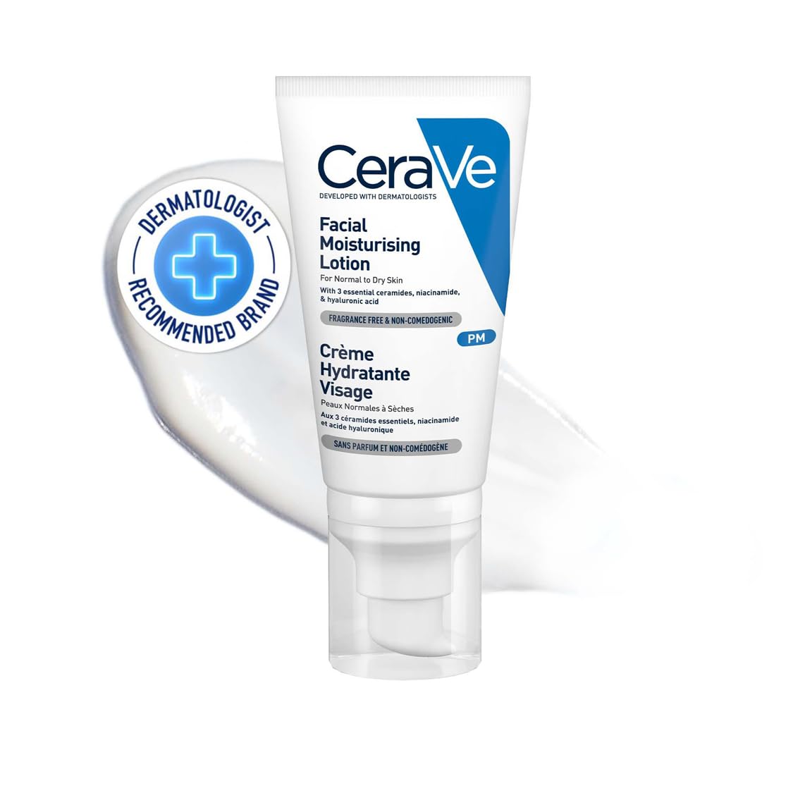 5118fbY4nL CeraVe Facial Moisturising Lotion - Image 1