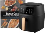 Royal Silver Crest 8 Liter Air Fryer 1.Kg Performance Range 2400 Watt Rapid Air Convection Heating