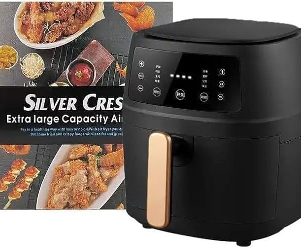 Royal Silver Crest 8 Liter Air Fryer 1.Kg Performance Range 2400 Watt Rapid Air Convection Heating
