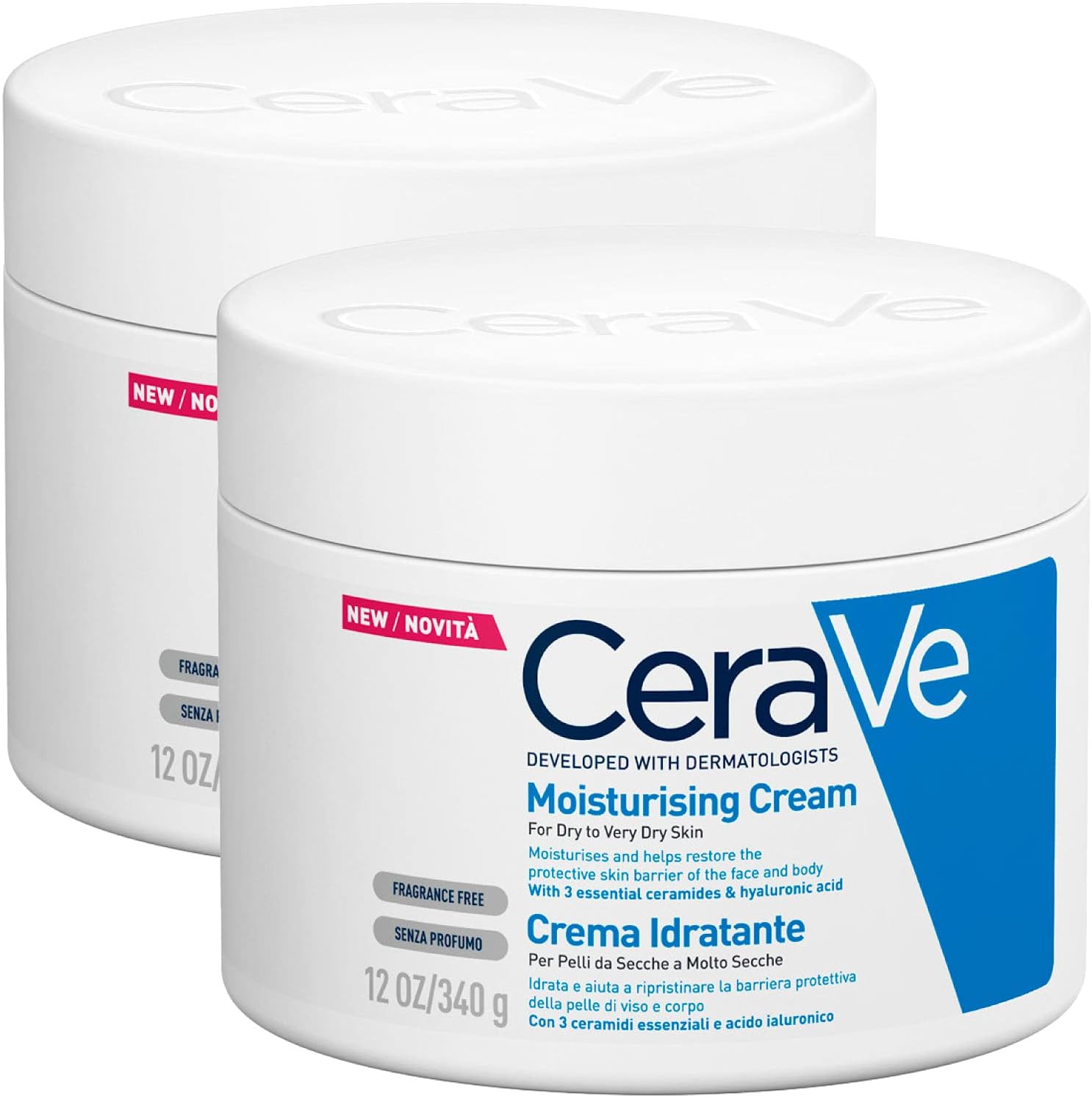 6139ffeAzTL._AC_SL1500_ CeraVe 2x Moisturizing Face and Body Cream for Dry and Very Dry Skin - Image 1