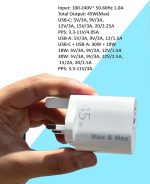 charger Tap-C, USB 45W
