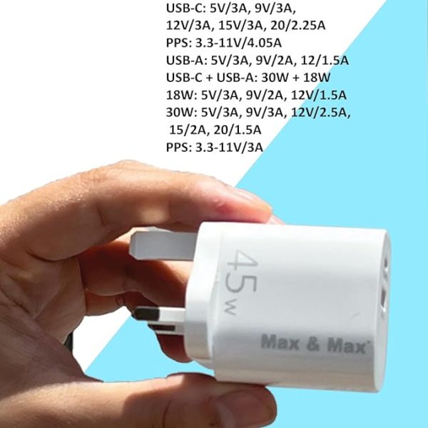 charger Tap-C, USB 45W