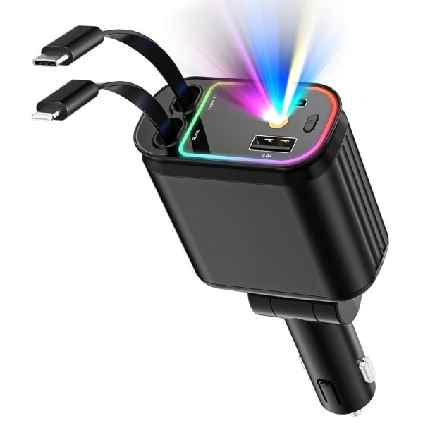 Car Charger 66w 4in1