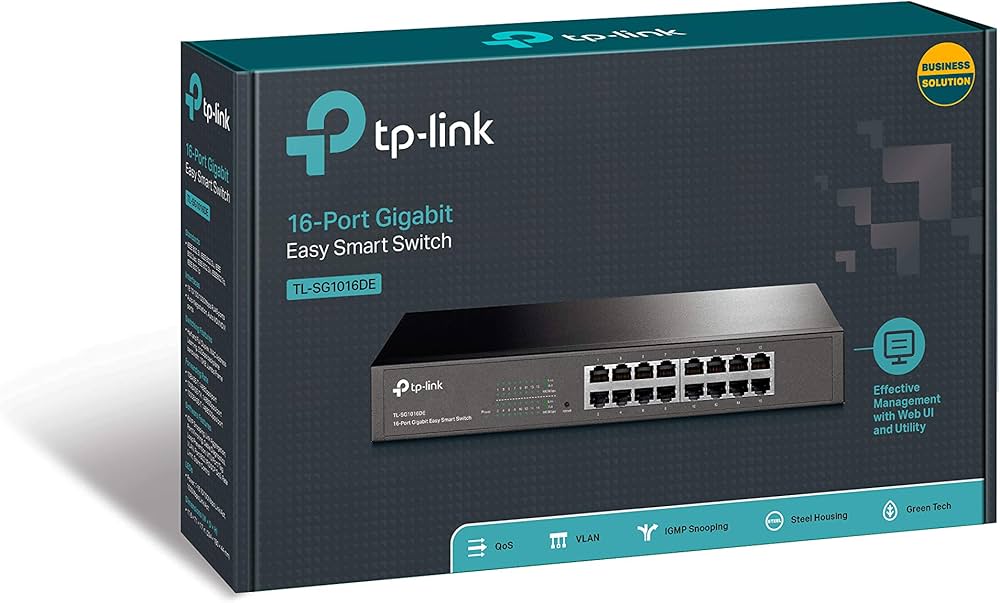 717XNOeQkSL._AC_UF1000,1000_QL80_ TP-Link 16-Port Desktop Switch (HUB) - Image 1