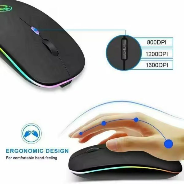 Quality USB Rechargeable Wireless Optical Mouse