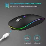 Quality USB Rechargeable Wireless Optical Mouse - Image 3