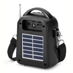 Solar Powered Portable Wireless Mini BT Speaker Subwoofer