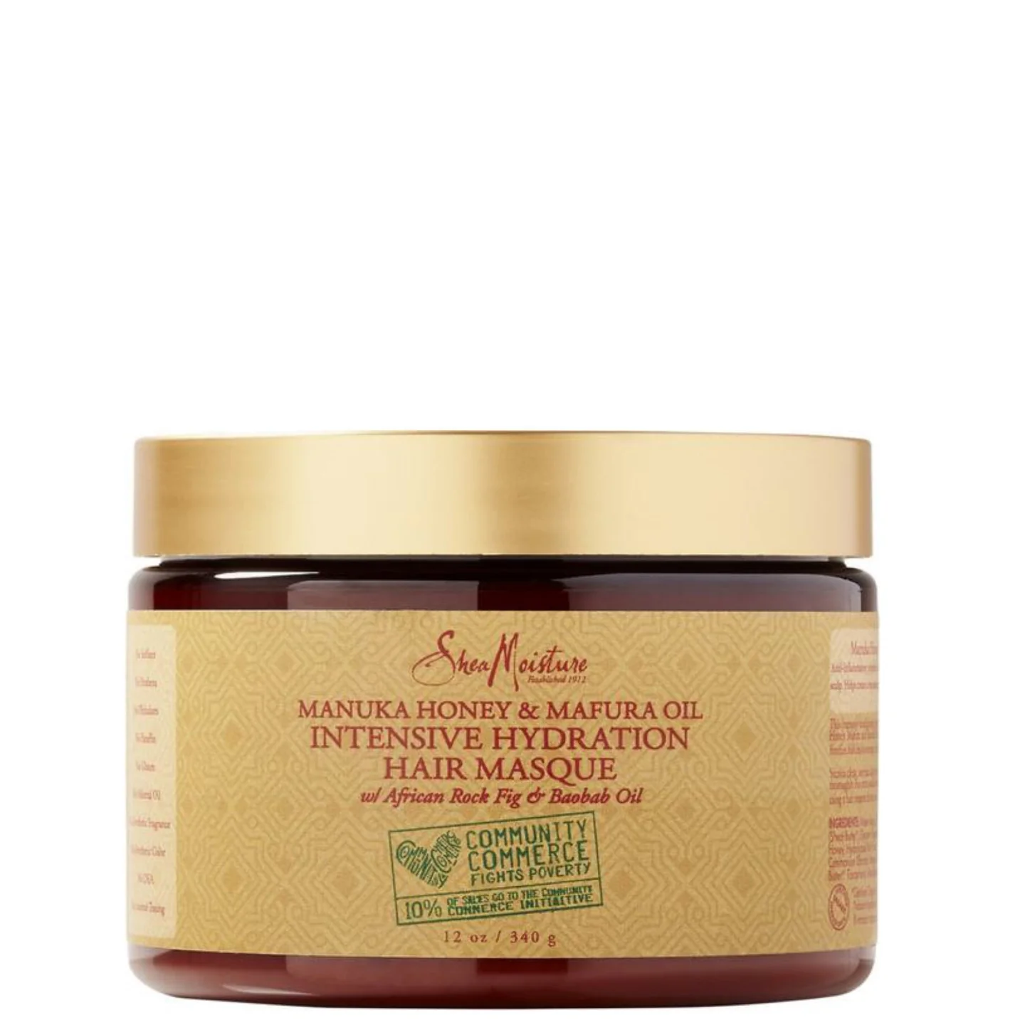 shea-moisture-manuka-honey-mafura-oil-intensive-hydration-hair-masque-11-5oz-conditioner-contains-protein-cruelty-free-deep-frizz-naturalistic-products-896_720x@2x Shea Moisture Manuka Honey & Mafura Oil Intensive Hydration Hair Masque - Image 1