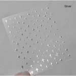 1 piece 5D nail stickers metal mini self-adhesive nail art stickers
