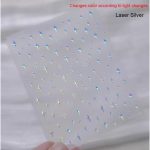 1 piece 5D nail stickers metal mini self-adhesive nail art stickers