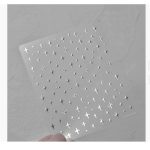 1 piece 5D nail stickers metal mini self-adhesive nail art stickers