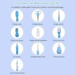 10 PCS Baby Healthcare and Grooming Kit, Baby Nursery Health Care Set
