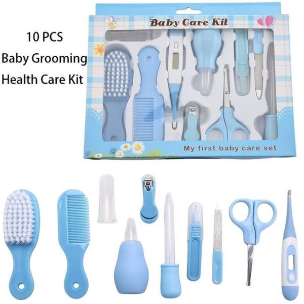 10 PCS Baby Healthcare and Grooming Kit, Baby Nursery Health Care Set