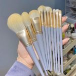 10 pieces of makeup brush set beginner brush powder brush eye shadow brush soft hair cover brush beauty tools