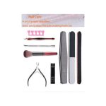 10Pcs Nail Art Polish Removal Tool Set