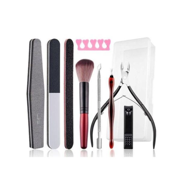10Pcs Nail Art Polish Removal Tool Set