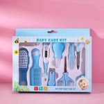 10pcs/ Set baby care grooming set- blue