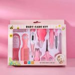 10pcs/ Set baby care grooming set- pink