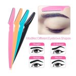 12 Pcs Mix Color Eyebrow Razor Women Face And Body Safe Trimmer Hair Shaver Eye Brow Remover