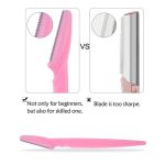12 Pcs Mix Color Eyebrow Razor Women Face And Body Safe Trimmer Hair Shaver Eye Brow Remover