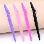 12 Pcs Mix Color Eyebrow Razor Women Face And Body Safe Trimmer Hair Shaver Eye Brow Remover