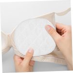 12 Pcs Reusable Nursing Pads - Washable Cotton Breast Pads for Breastfeeding