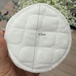 12 Pcs Reusable Nursing Pads - Washable Cotton Breast Pads for Breastfeeding