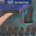 12Pcs Mobile Game Touch Screen Fiber Finger Cuff