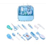 13pcs Baby Care Kit Nasal Inhaler Nail Clippers Daily Cleaning Cartoon Set Mother and Baby Care Set