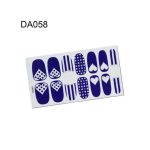 14PcsSheet Star Moon Heart Leaf Grid Nail Sticker Full58