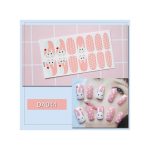 14PcsSheet Star Moon Heart Leaf Grid Nail Sticker Full58