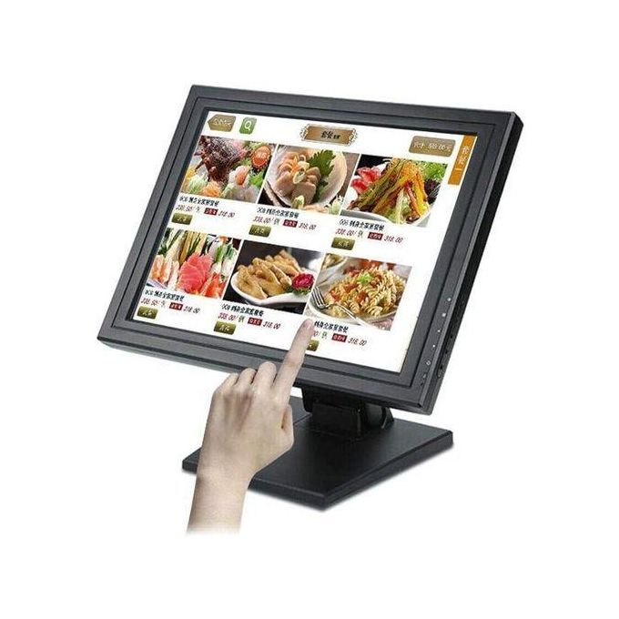 15" LCD Touch Screen Cash Register System Restaurant Monitor POS VOD System Touch Screen Checkout Monitor