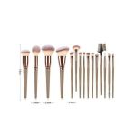 15 Pcs Professional Makeup Brush Set Complete Collection Professional Makeup