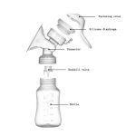 150ml Manual Breast Pump With Free Baby Bottle Cap