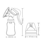 150ml Manual Breast Pump With Free Baby Bottle Cap