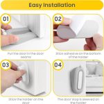 2 In 1 Door Stopper For Floor, Non-Slip Door Stop Wedge,Portable Door Stopper For Tile/Wood Floor/Cement Floor