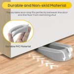 2 In 1 Door Stopper For Floor, Non-Slip Door Stop Wedge,Portable Door Stopper For Tile/Wood Floor/Cement Floor