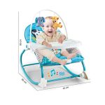 2 in 1 Vibrant Baby Rocker with Interactive Toy Bar 0 - 36 Months