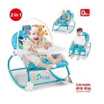 2 in 1 Vibrant Baby Rocker with Interactive Toy Bar 0 - 36 Months