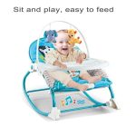 2 in 1 Vibrant Baby Rocker with Interactive Toy Bar 0 - 36 Months