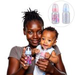 2-Pack 125ml Wide Neck Baby Bottles - Silicone Nipple & PP Unbreakable Easy Clean