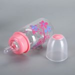 2-Pack 125ml Wide Neck Baby Bottles - Silicone Nipple & PP Unbreakable Easy Clean
