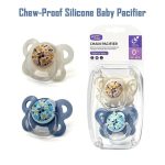2-Pack Baby Pacifier - Safe for Gums, Day & Night Use
