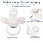 2-Pack Baby Pacifier - Safe for Gums, Day & Night Use