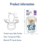 2-Pack Baby Pacifier - Safe for Gums, Day & Night Use