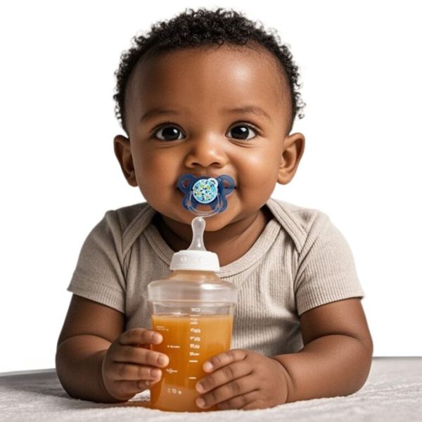 2-Pack Baby Pacifier - Safe for Gums, Day & Night Use