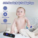 2 Pack Baby Teething Toys, Silicone Baby Toys To Help Baby Teething