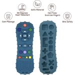 2 Pack Baby Teething Toys, Silicone Baby Toys To Help Baby Teething