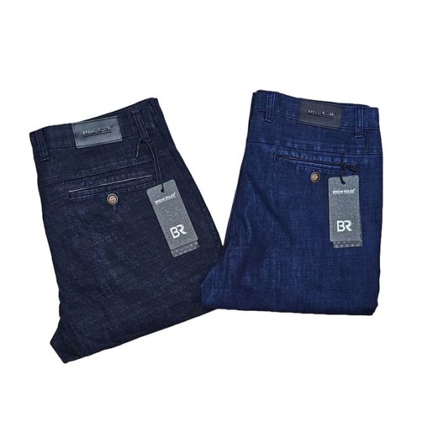 2 Pax Break Rules Big Size Quality Denim Jeans For Men+ Free Gift