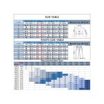 (2 Piece) Office Set B Formal Dress Double-Breasted Blue StripesBlack